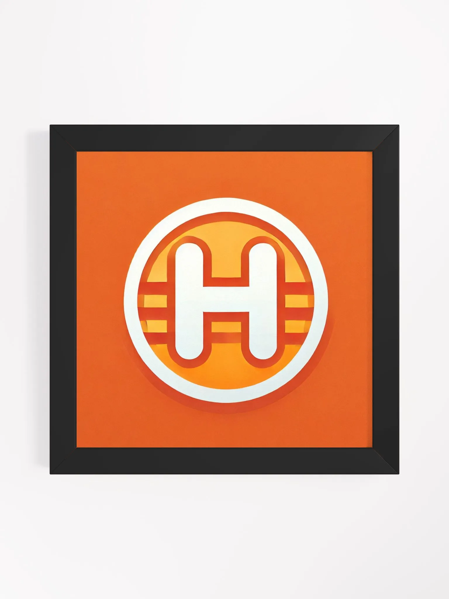 Helptovo Square Framed High-Quality Matte Poster