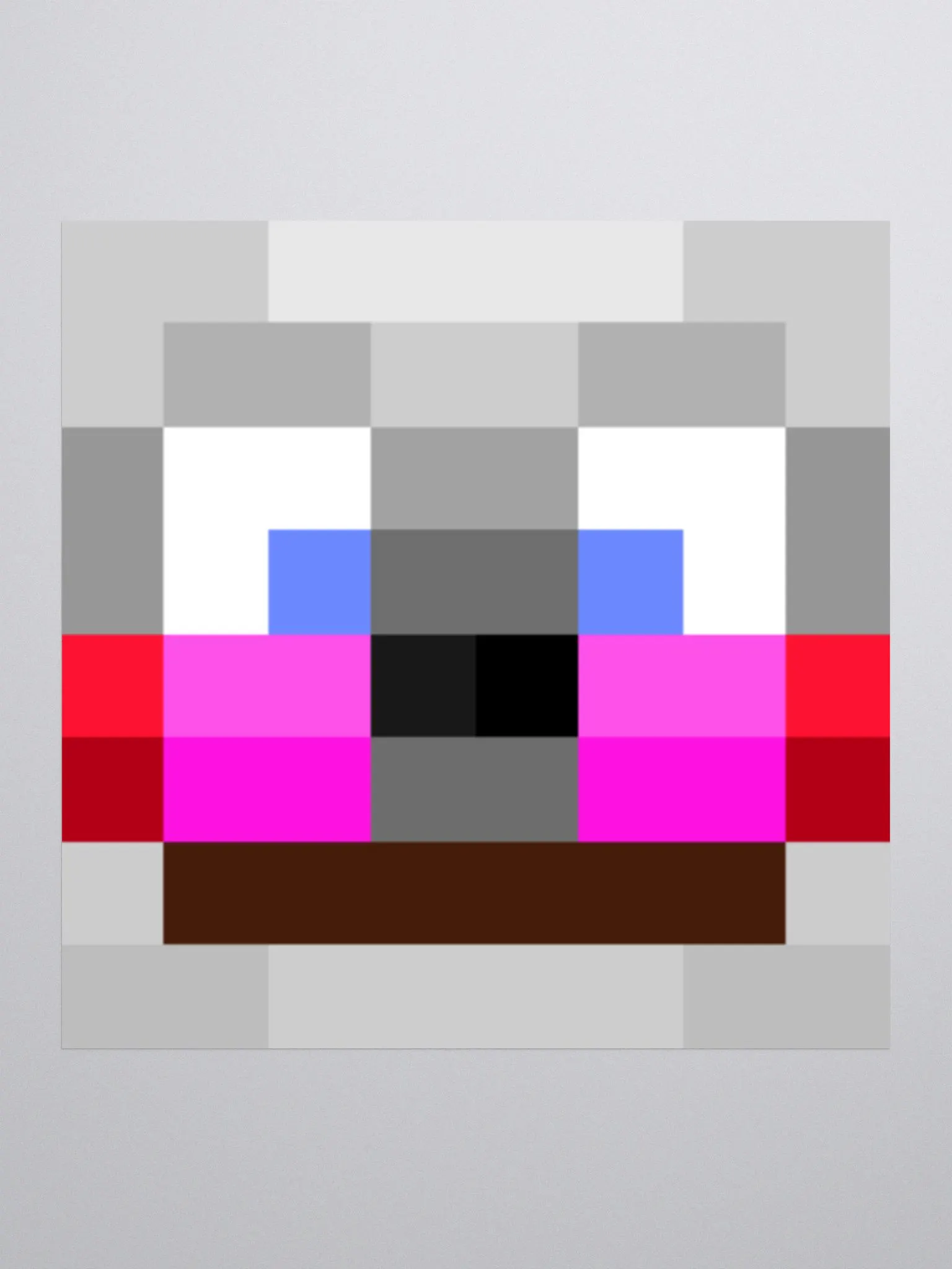 Funtime3Freddy3 Minecraft Skin Head Sticker