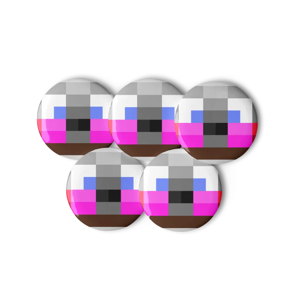 Funtime3Freddy3 Minecraft Skin Head Pin