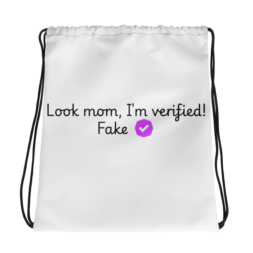 Verified Drawstring Bag