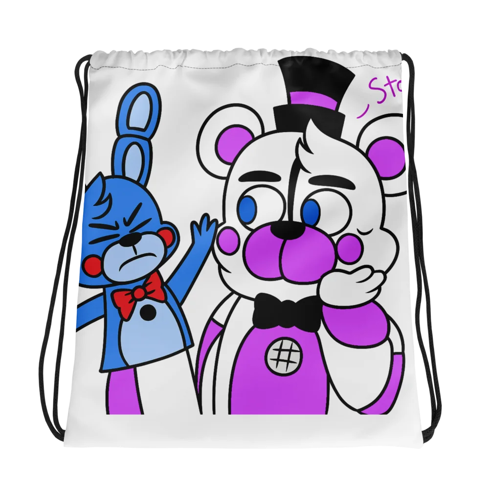 Funtime3Freddy3 Drawstring Bag