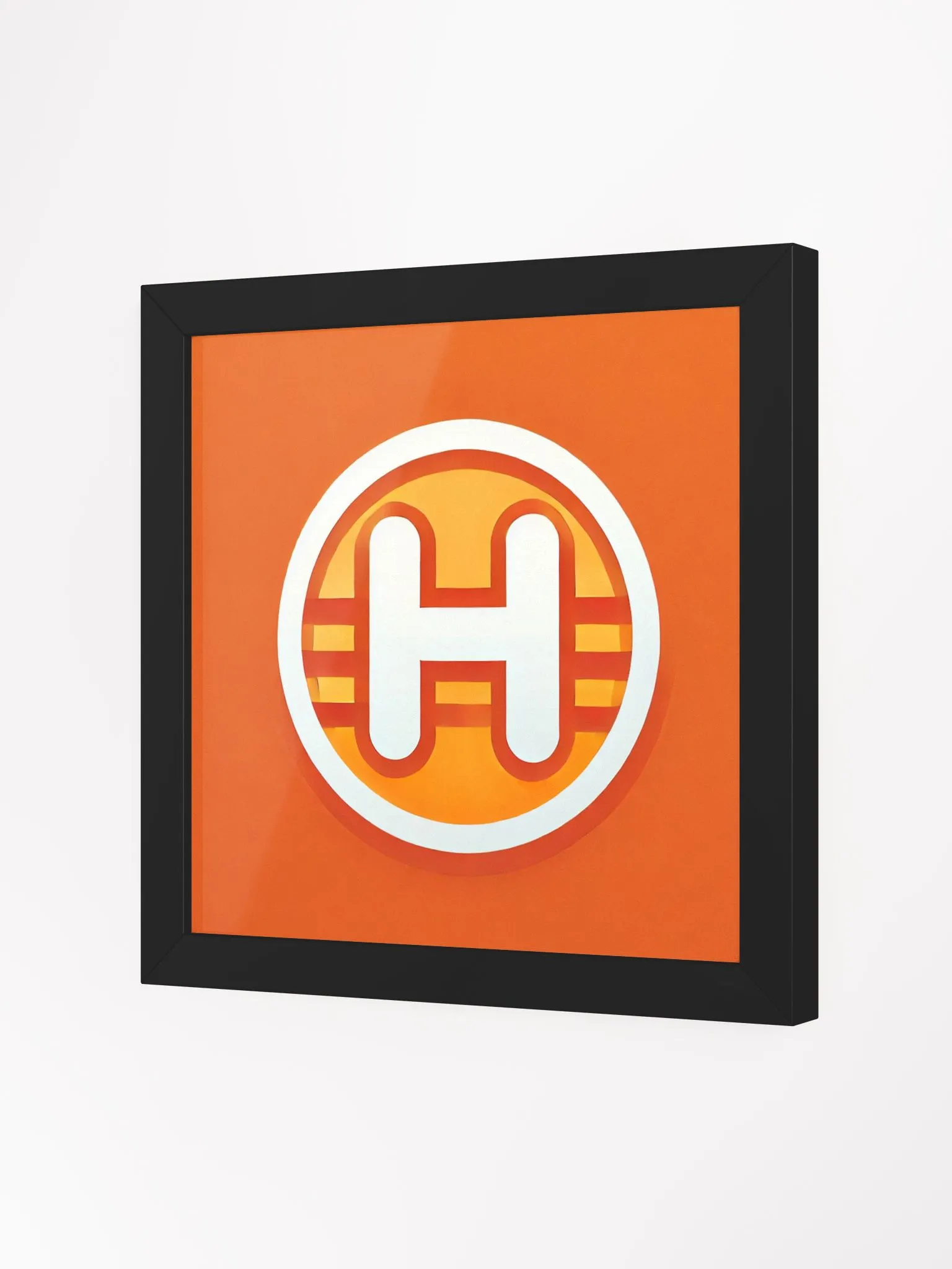 Helptovo Square Framed High-Quality Matte Poster